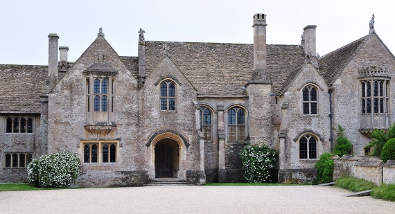 Large country stone house