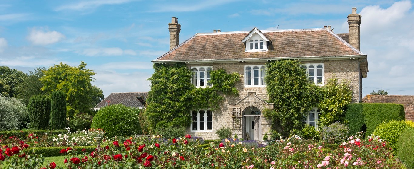 rural mass affluent stone house